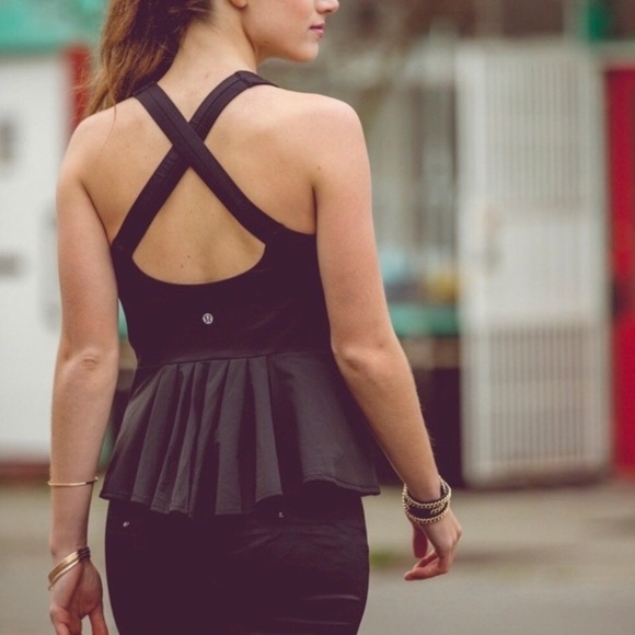 lululemon athletica Tops - Lululemon Peplum Tank Top